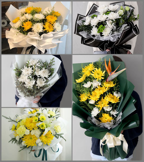 山西忻州五台县高洪口乡德林沟村白事花束代送